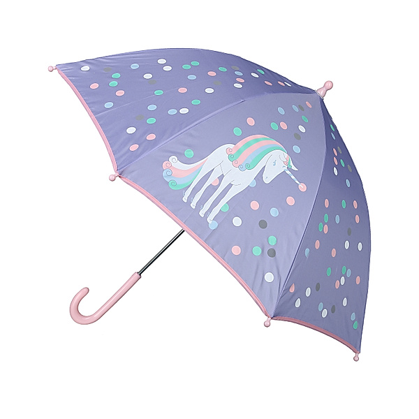tausendkind home & go Regenschirm EINHORN reflektierend in lila