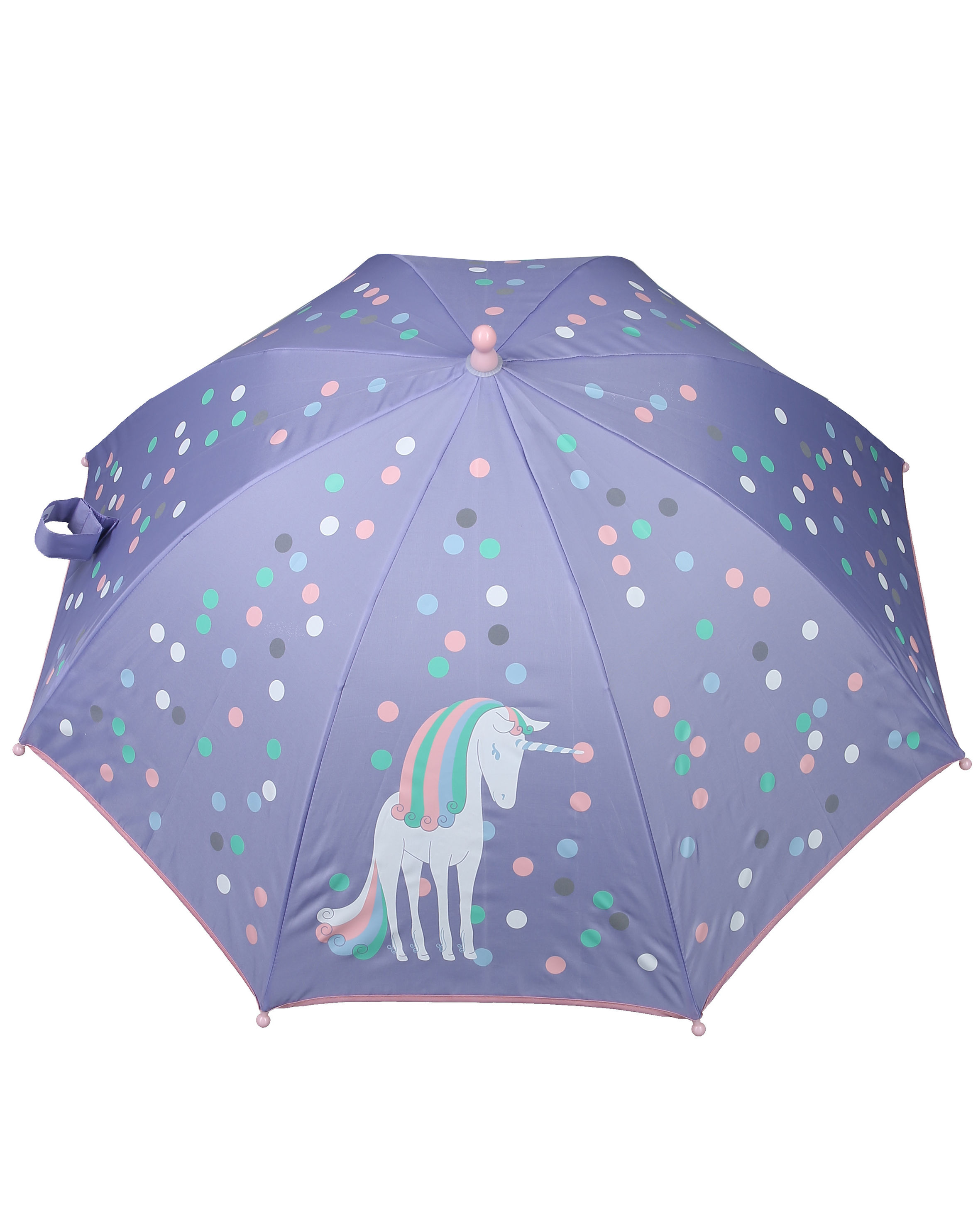 Regenschirm EINHORN reflektierend in lila kaufen