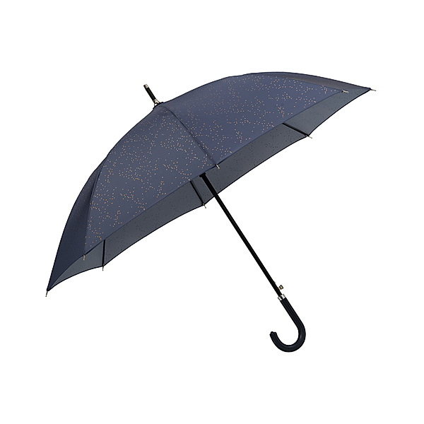 FRESK Regenschirm INDIGO DOTS in dunkelblau