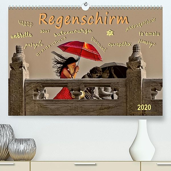 Regenschirm (Premium-Kalender 2020 DIN A2 quer), Peter Roder