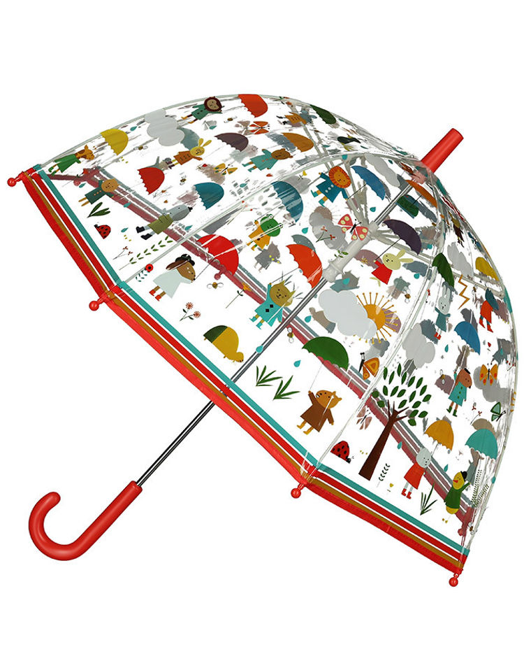 Regenschirm REGENSCHAUER in transparent bunt kaufen
