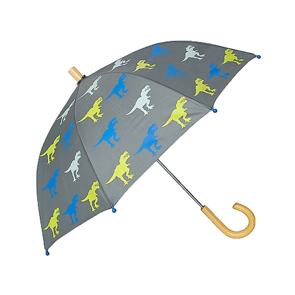 Hatley Regenschirm T-REX in grau