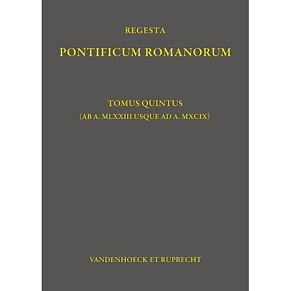 Regesta Pontificum Romanorum, Philipp Jaffé