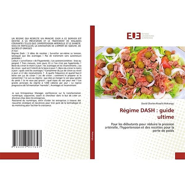 Régime DASH : guide ultime, David Charles-Rissells Makangu