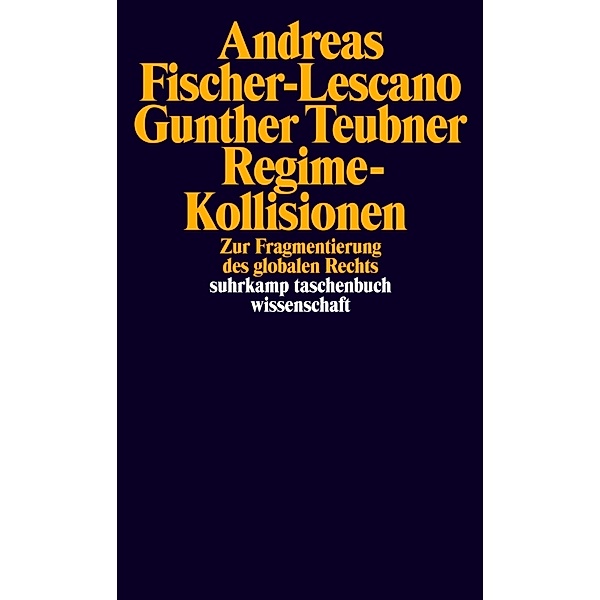 Regime-Kollisionen, Andreas Fischer-Lescano, Gunther Teubner