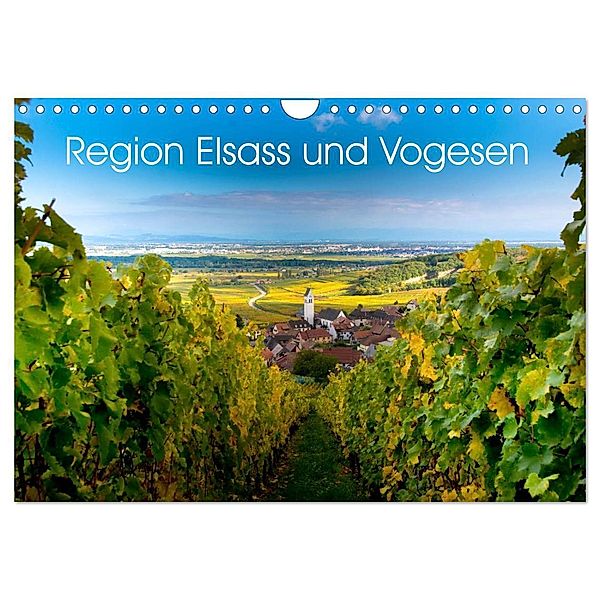 Region Elsass und Vogesen (Wandkalender 2024 DIN A4 quer), CALVENDO Monatskalender, Tanja Voigt
