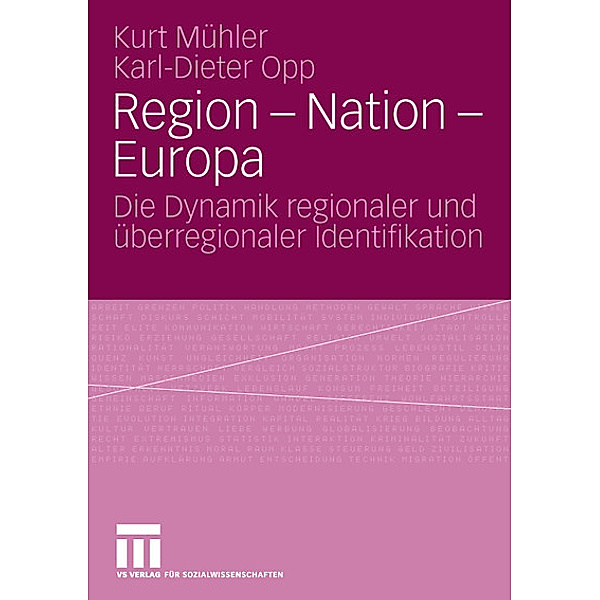 Region - Nation - Europa, Kurt Mühler, Karl-Dieter Opp