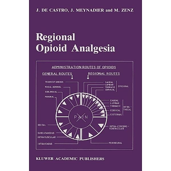 Regional Opioid Analgesia / Developments in Critical Care Medicine and Anaesthesiology Bd.20, J. De Castro, J. Meynadier, Michael Zenz