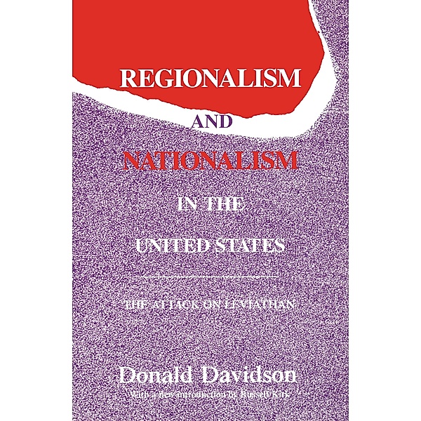 Regionalism and Nationalism in the United States, Donald Davidson
