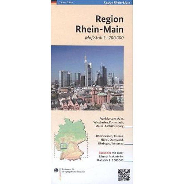 Regionalkarte Region Rhein-Main