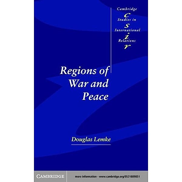 Regions of War and Peace, Douglas Lemke