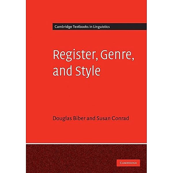 Register, Genre, and Style / Cambridge Textbooks in Linguistics, Douglas Biber