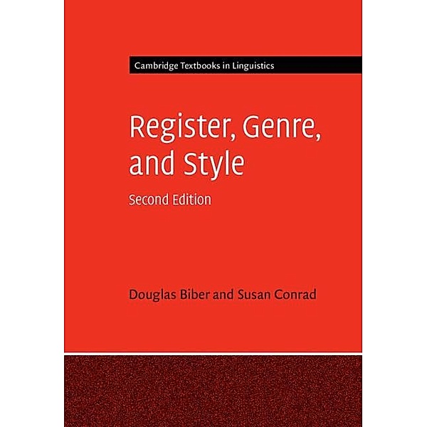 Register, Genre, and Style / Cambridge Textbooks in Linguistics, Douglas Biber