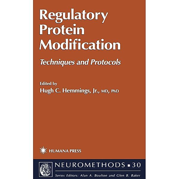 Regulatory Protein Modification / Neuromethods Bd.30