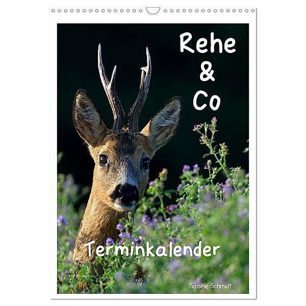 Rehe & Co / Planer (Wandkalender 2025 DIN A3 hoch), CALVENDO Monatskalender, Calvendo, Sabine Schmidt