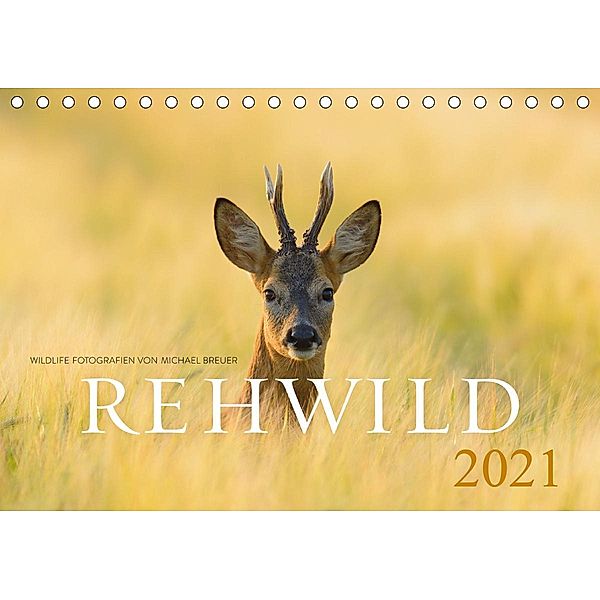 Rehwild 2021 (Tischkalender 2021 DIN A5 quer), Michael Breuer