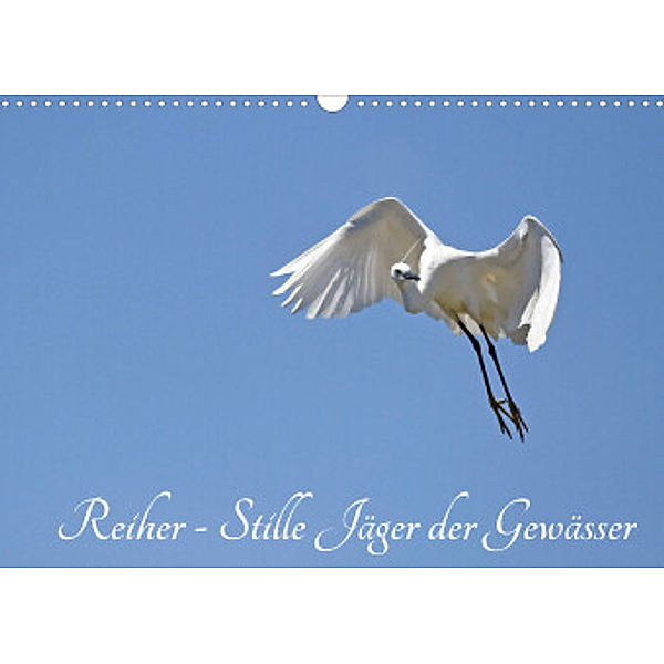 Reiher - Stille Jäger der Gewässer (Wandkalender 2022 DIN A3 quer), Benny Trapp