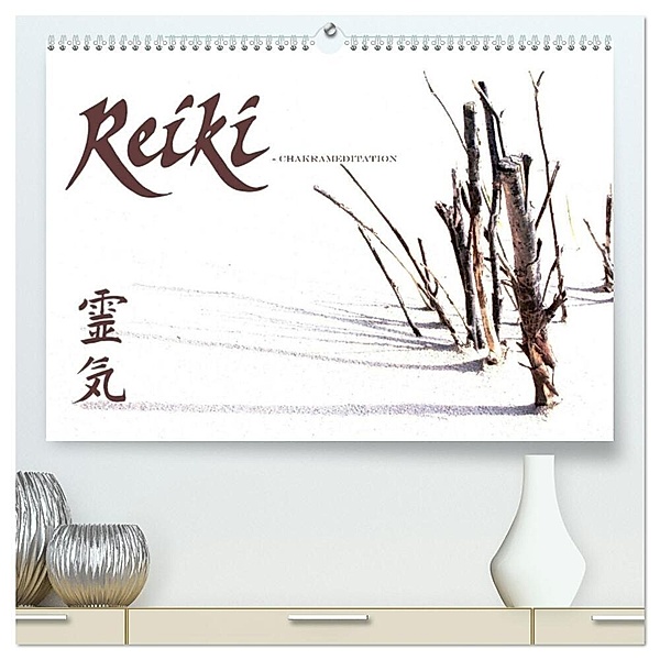 REIKI - Chakrameditation (hochwertiger Premium Wandkalender 2024 DIN A2 quer), Kunstdruck in Hochglanz, Michael Weiß