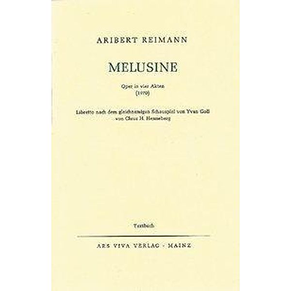 Reimann, A: Melusine