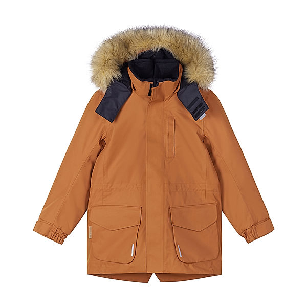 Reima Reimatec® Winter-Parka NAAPURI mit Kunstfellbesatz in cinnamon brown