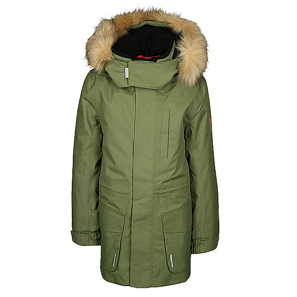 Reima Reimatec® Winter-Parka NAAPURI mit Kunstfellbesatz in olive