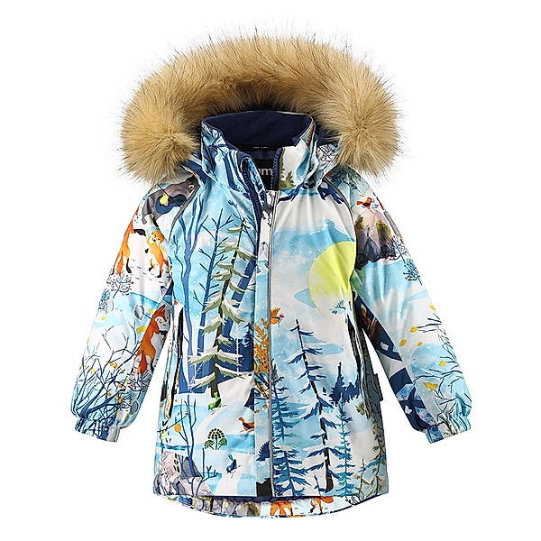 Reima Reimatec® Winterjacke SUKKULA mit Kunstfellbesatz in blue dream