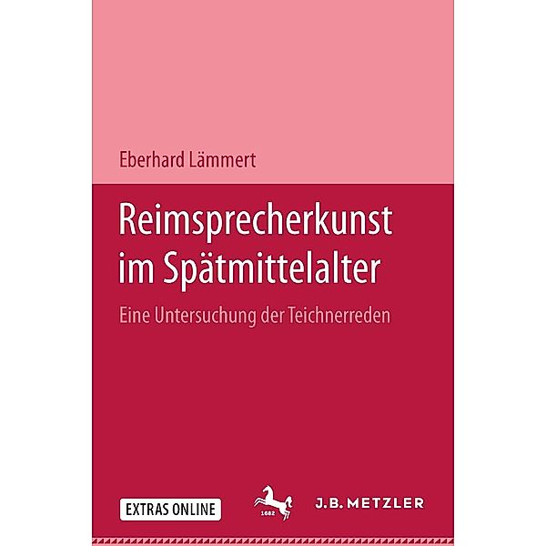 Reimsprecherkunst im Spätmittelalter, Eberhard Lämmert