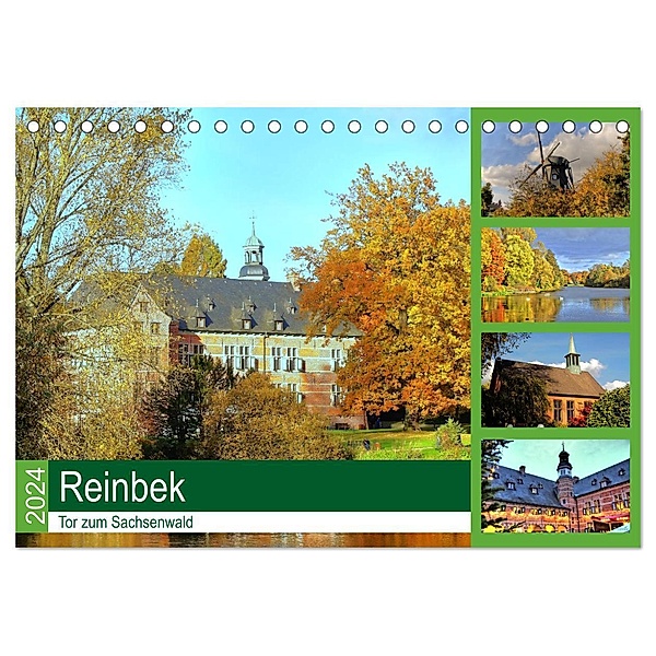 Reinbek, Tor zum Sachsenwald (Tischkalender 2024 DIN A5 quer), CALVENDO Monatskalender, Christoph Stempel
