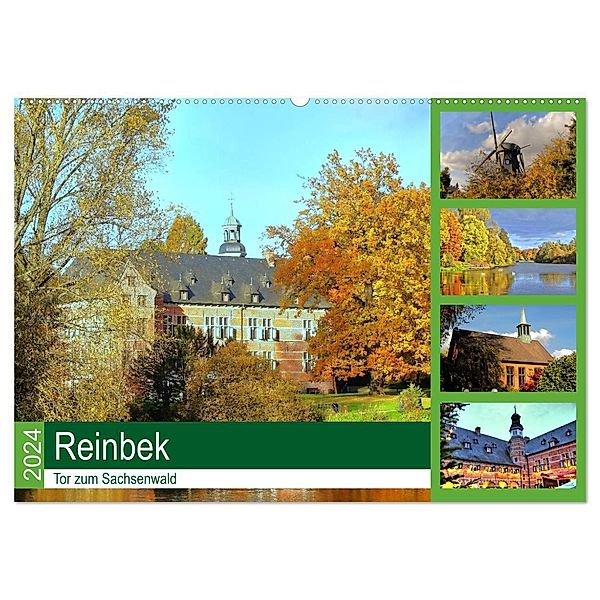 Reinbek, Tor zum Sachsenwald (Wandkalender 2024 DIN A2 quer), CALVENDO Monatskalender, Christoph Stempel