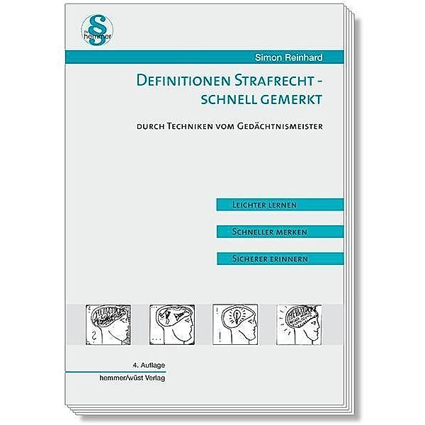 Reinhard, S: Definitionen Strafrecht - Schnell gemerkt, Reinhard Simon