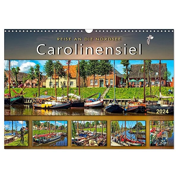 Reise an die Nordsee - Carolinensiel (Wandkalender 2024 DIN A3 quer), CALVENDO Monatskalender, Peter Roder