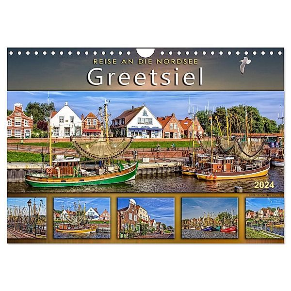 Reise an die Nordsee - Greetsiel (Wandkalender 2024 DIN A4 quer), CALVENDO Monatskalender, Peter Roder