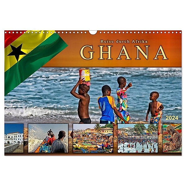 Reise durch Afrika - Ghana (Wandkalender 2024 DIN A3 quer), CALVENDO Monatskalender, Peter Roder