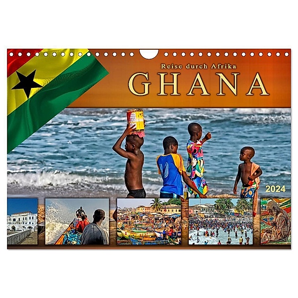 Reise durch Afrika - Ghana (Wandkalender 2024 DIN A4 quer), CALVENDO Monatskalender, Peter Roder