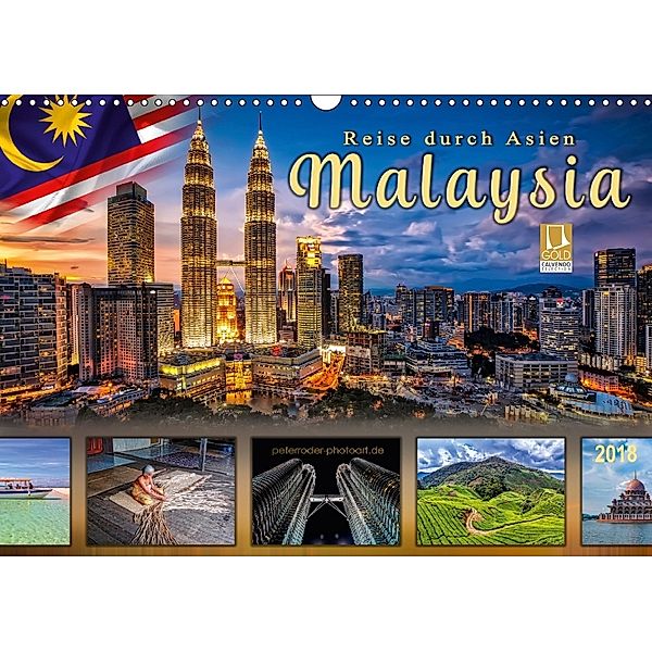 Reise durch Asien - Malaysia (Wandkalender 2018 DIN A3 quer), Peter Roder