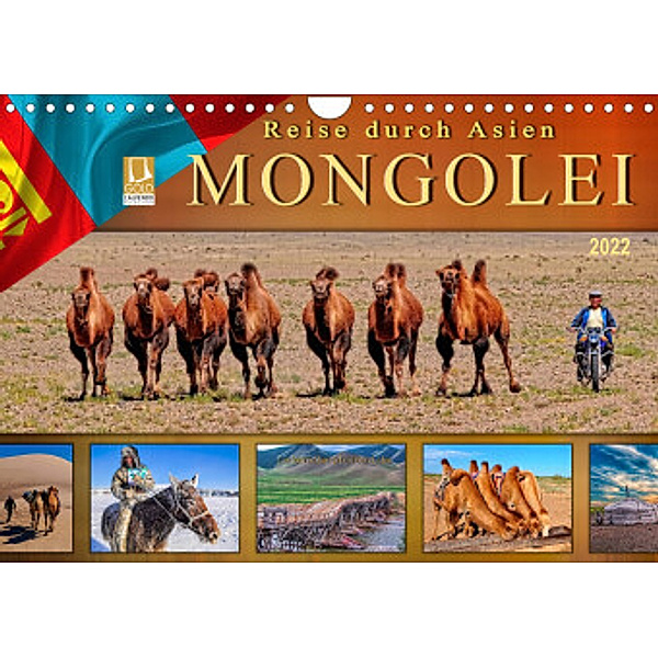 Reise durch Asien - Mongolei (Wandkalender 2022 DIN A4 quer), Peter Roder