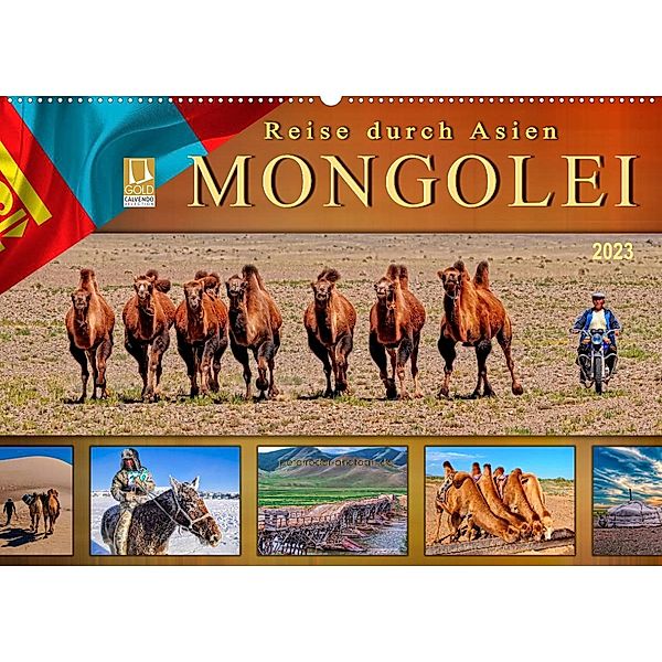 Reise durch Asien - Mongolei (Wandkalender 2023 DIN A2 quer), Peter Roder