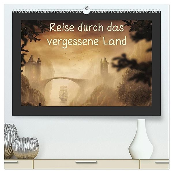 Reise durch das vergessene Land (hochwertiger Premium Wandkalender 2024 DIN A2 quer), Kunstdruck in Hochglanz, Simone Wunderlich