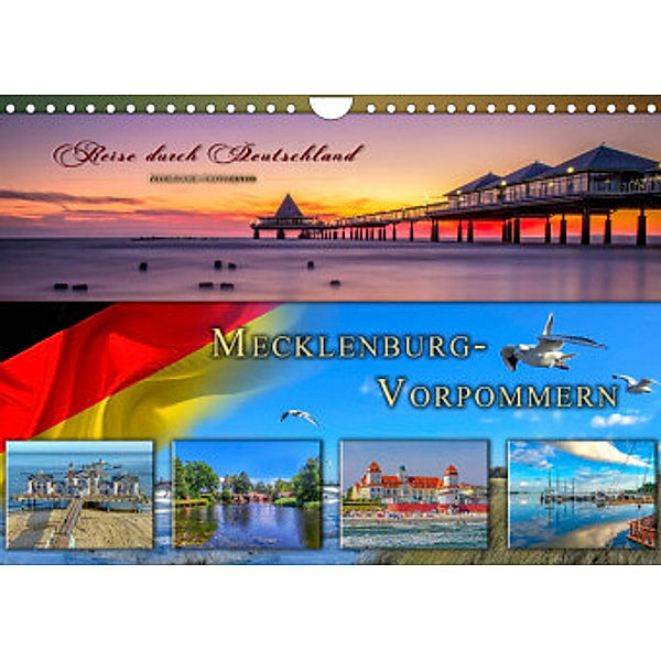 Reise durch Deutschland - Mecklenburg-Vorpommern (Wandkalender 2022 DIN A4 quer), Peter Roder