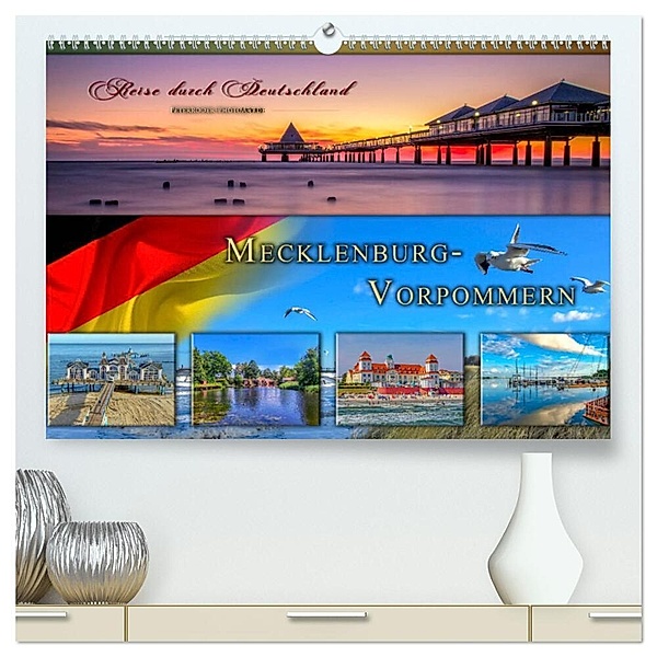 Reise durch Deutschland - Mecklenburg-Vorpommern (hochwertiger Premium Wandkalender 2024 DIN A2 quer), Kunstdruck in Hochglanz, Peter Roder
