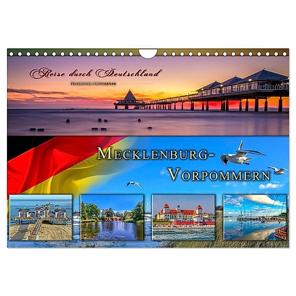Reise durch Deutschland - Mecklenburg-Vorpommern (Wandkalender 2025 DIN A4 quer), CALVENDO Monatskalender, Calvendo, Peter Roder