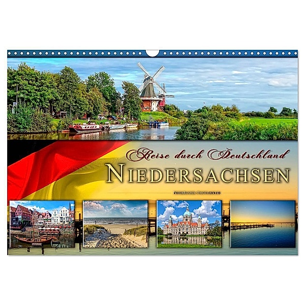Reise durch Deutschland - Niedersachsen (Wandkalender 2024 DIN A3 quer), CALVENDO Monatskalender, Peter Roder