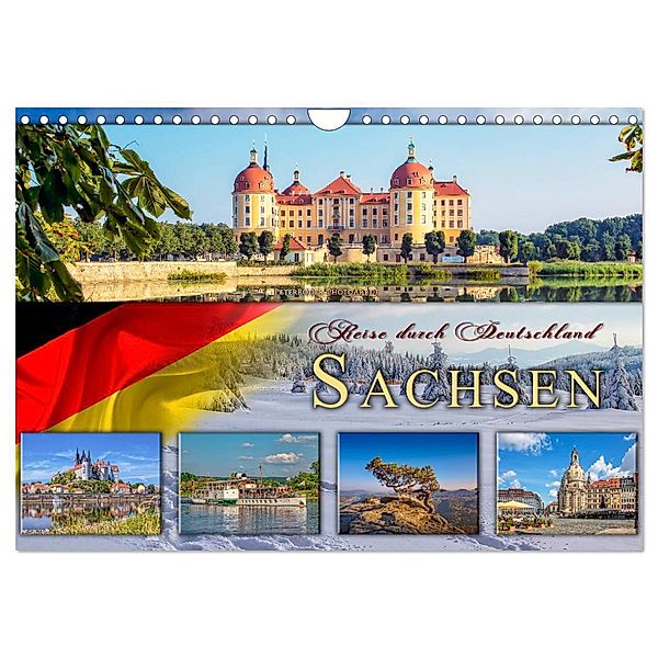 Reise durch Deutschland - Sachsen (Wandkalender 2024 DIN A4 quer), CALVENDO Monatskalender, Peter Roder