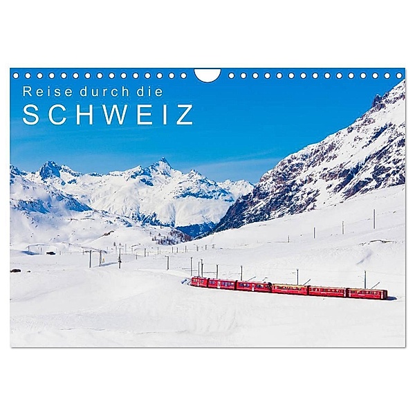 Reise durch die SCHWEIZ (Wandkalender 2024 DIN A4 quer), CALVENDO Monatskalender, Werner Dieterich