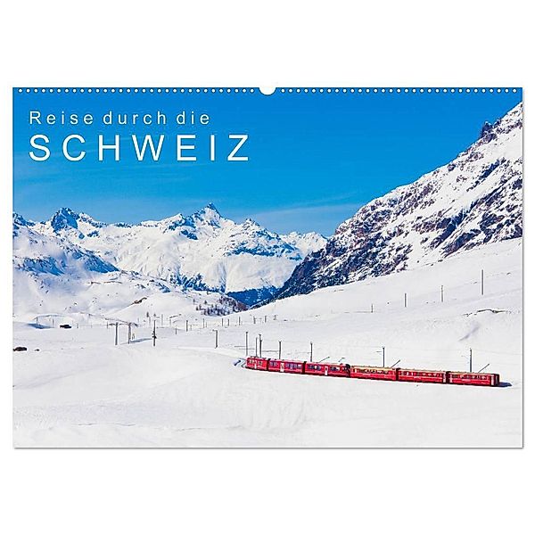 Reise durch die SCHWEIZ (Wandkalender 2025 DIN A2 quer), CALVENDO Monatskalender, Calvendo, Werner Dieterich