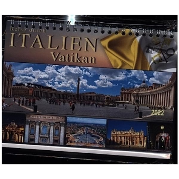 Reise durch Italien Vatikan (Tischkalender 2022 DIN A5 quer), Peter Roder
