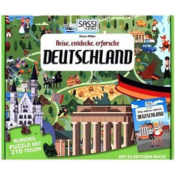 Reise, entdecke, erforsche, Deutschland (Kinderpuzzle), Simon Miller