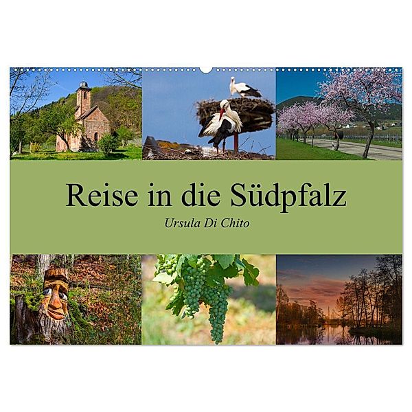 Reise in die Südpfalz (Wandkalender 2025 DIN A2 quer), CALVENDO Monatskalender, Calvendo, Ursula Di Chito
