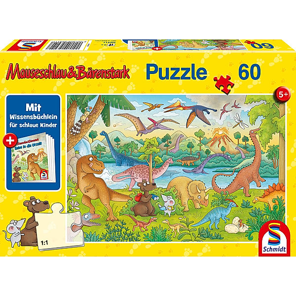 SCHMIDT SPIELE Reise in die Urzeit (Kinderpuzzle)