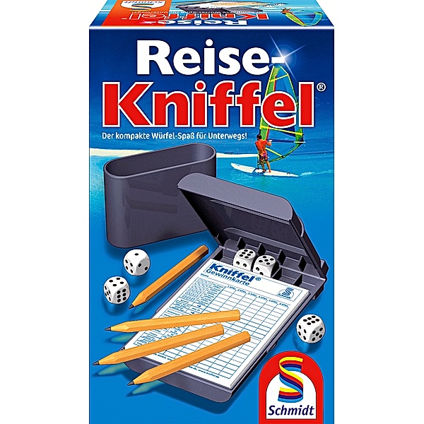 Reise-Kniffel (Spiel), m. Zusatzblock